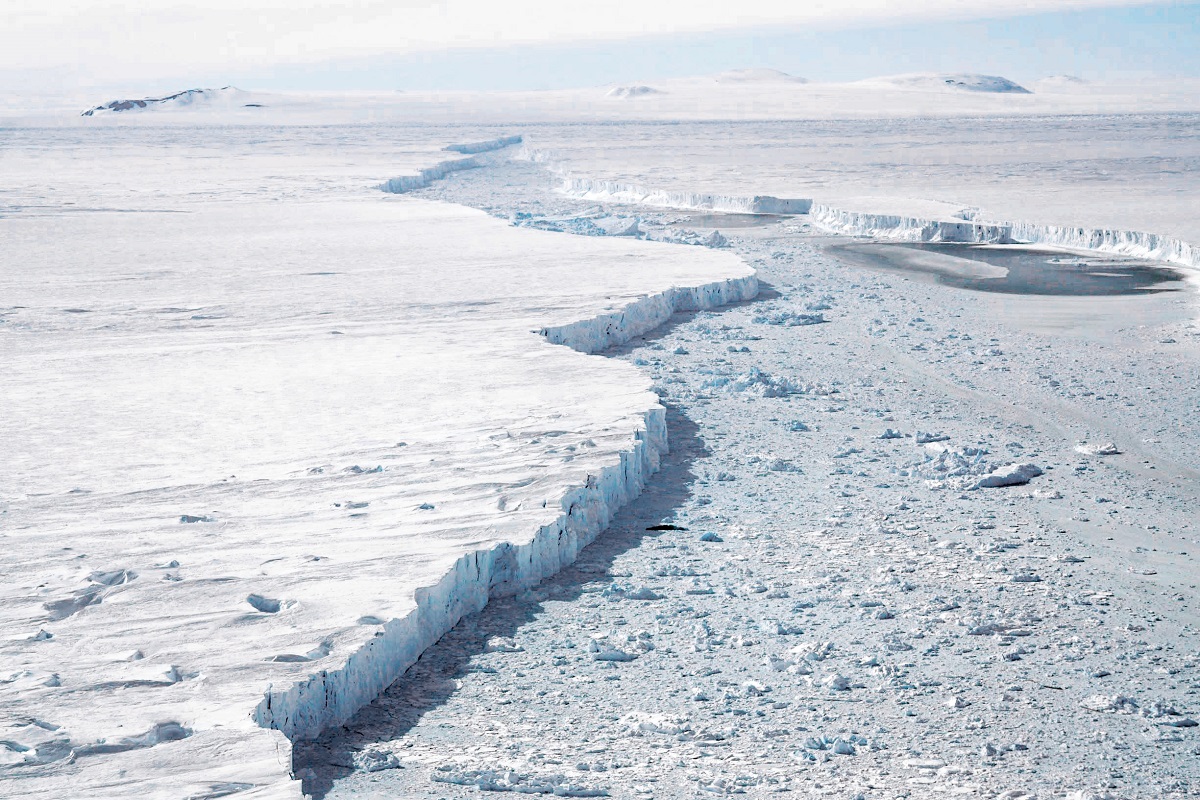 Glaciar gigante de la Antártida se derrite