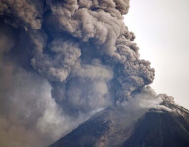 mayor erupción volcánica